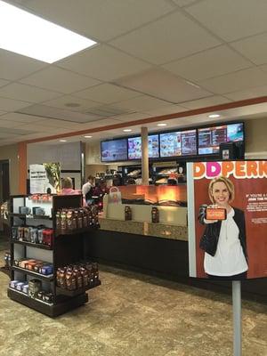 Dunkin Donuts now open.