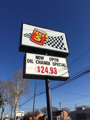 Oil change special! Don't forget to mention