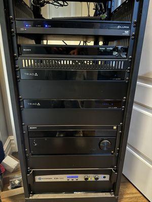 An Echelon Audio Visual Equipment Rack!