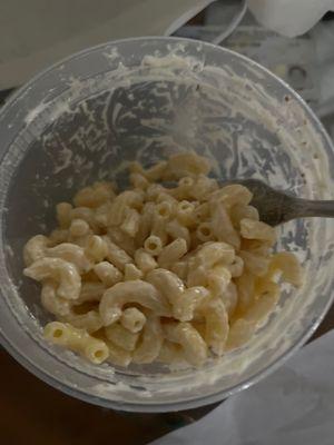 Pasta was hard all they did was add mayo..HORRIBLE