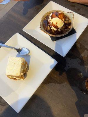 Carrot Cake and Apple Crisp