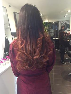 Ombré highlights