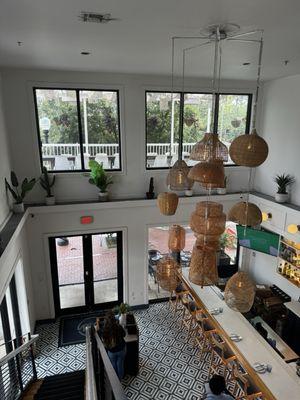 Atrium lighting is dreamy. Perfectly filtered by the oak on Harrison and wide open glass walls on Memphis.