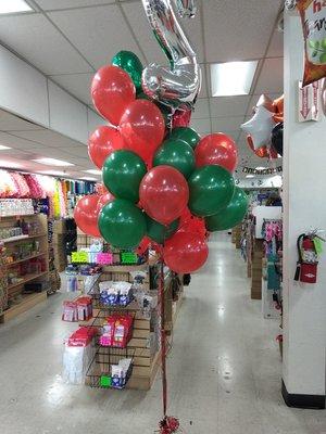 Balloon order for birthdays, Christmas and wedding.