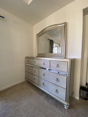 Designer Dresser + matching mirror