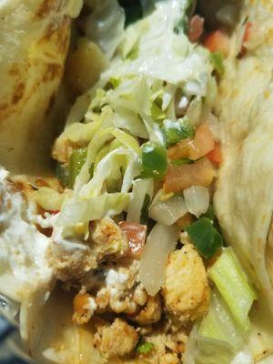 Chicken Taco con crema