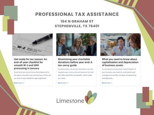 professional tax assistance