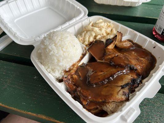 Roast Pork plate lunch