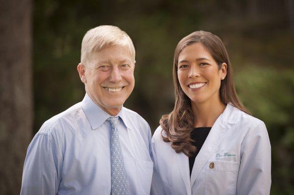 Dr. Buck and Dr. Carlin: a father-daughter team!