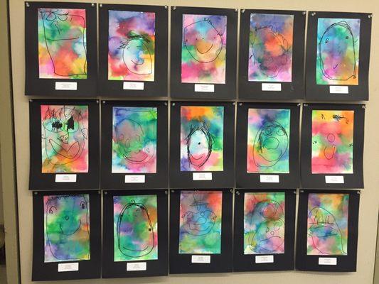 Preschool Art Show: Paul Klee faces