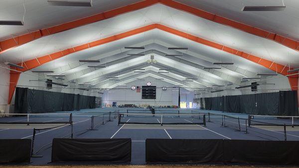 Indoor tennis courts too!