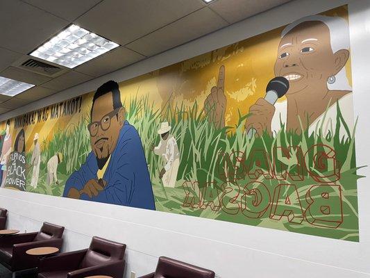 Mural in the 24/7 Study Area (right)