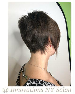 Short razor haircut