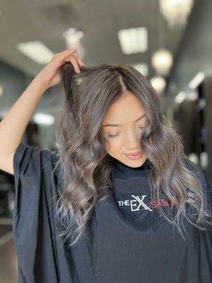 Silver balayages