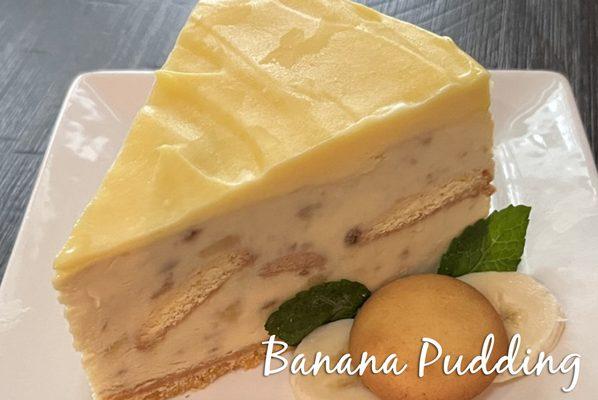 Banana Pudding cheesecake slice