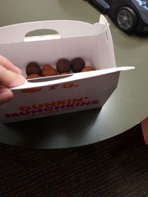 Dry, overpriced munchkins...