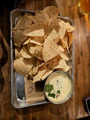 Queso and chips