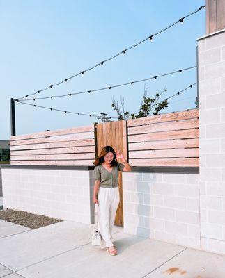 Patio outdoor sitting