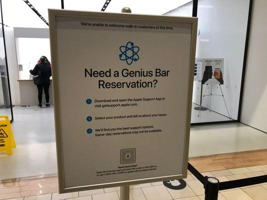 Make a reservation for the Genius Bar and get in line!