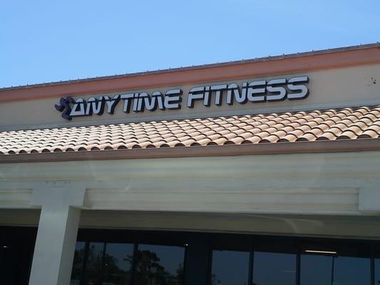 Anytime Fitness Store Front, Raley's Shopping Center, Newark, CA.