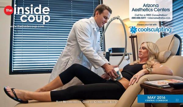 Treating my wife with Coolsculpting