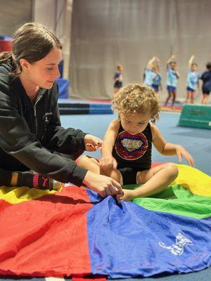 Join our tiny tumblers gymnasts!