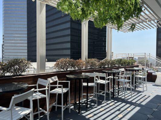 Rooftop bar. It does not open until 3pm, so had a chance to take a pic with no crowd.