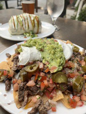 Nachos w steak!