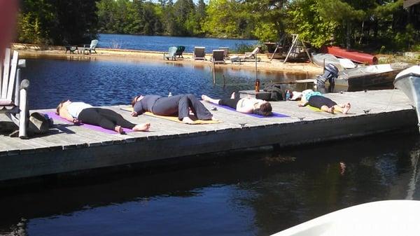 Savasana, Atsokan Island, Rainy Lake Retreat