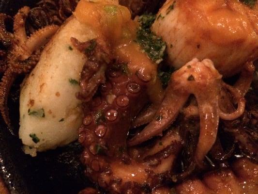 La mar barrel smoked octopus a MUST TRY!