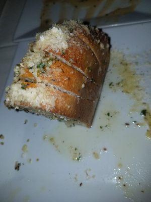 Warm garlic bread