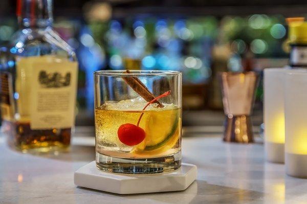 A local favorite, ask for Harold's Old Fashioned at the Bistro Bar.