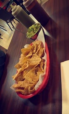 Guac and chips