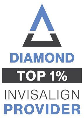 We have been awarded the exceptional level of Diamond Platinum Elite Invisalign Orthodontic Provider, Top 1% in the USA!