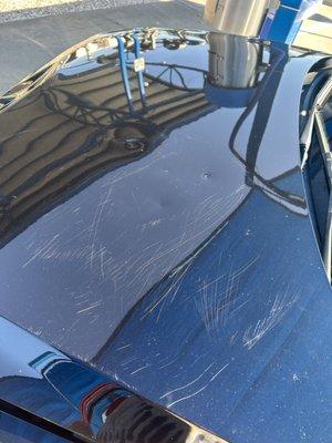 TERRIBLE! Scratched the he'll out of the hood of my car. NEVER will I ever return.