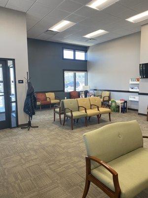 New building, new waiting area