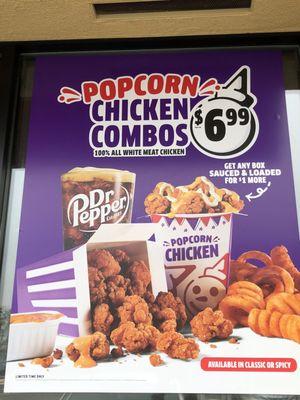 Spicy Popcorn Chicken Combos on 5/2/24