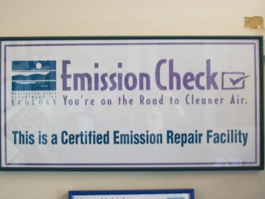 all of our technicians are State Authorized Emissions Specialists