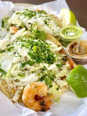 Scrumptious Tacos de Camaron