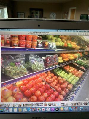 Produce section