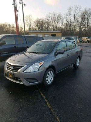 My new 2016 Nissan Versa.