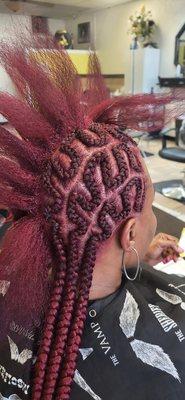 Design cornrows