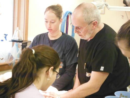 Animals at CCHS receive excellent veterinary care.