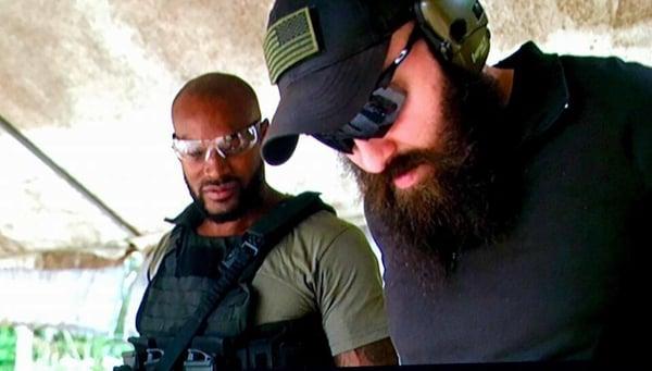 Running Firearm drills with TYSON BECKFORD