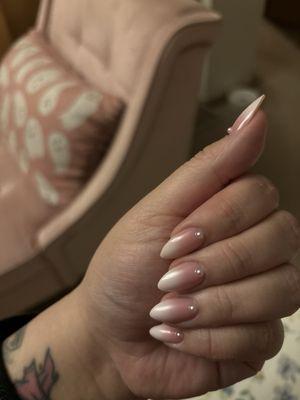 Ombré with pearls