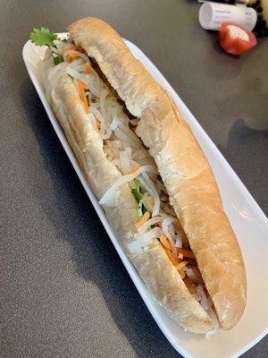 Bbq pork banh mi.