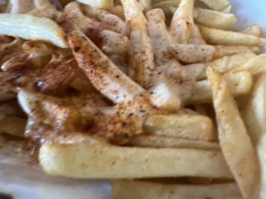 Cajun Ranch Cheese French Fries!