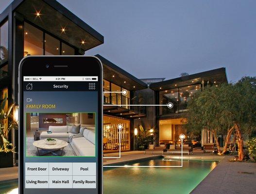 Indoor and Outdoor Automation 
 (lighting, audio, security, temperature control, pool settings, etc)