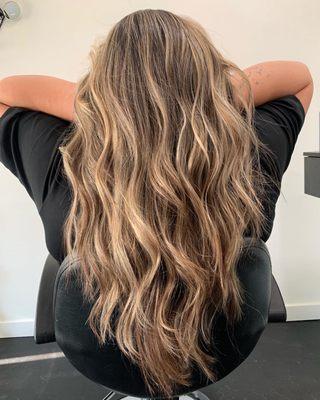 Full head balayage