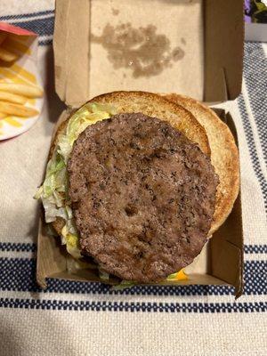 Inside out Big Mac